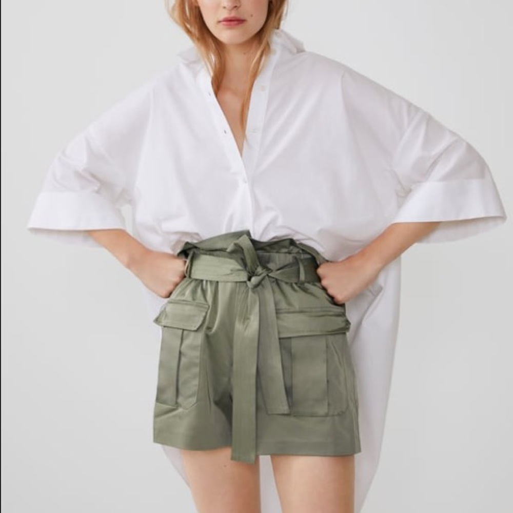 Zara cargo shorts